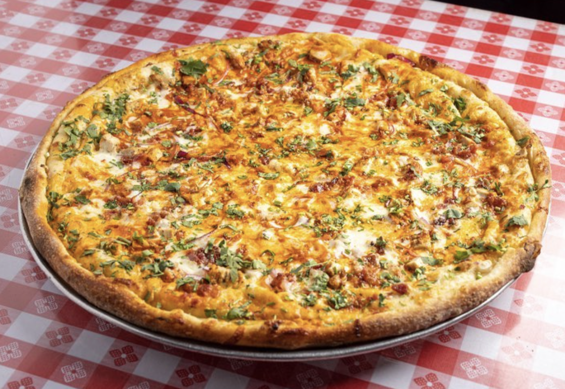 Buffalo Chicken Bacon Pizza