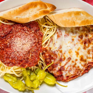 Chicken Parmesan Dinner W/ Salad